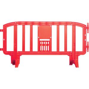 Movit Barricade - Interlocking, Plastic, Red, 39", 78"