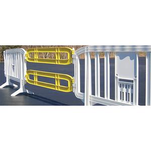Barricade Extender - 61", 10.4", Yellow