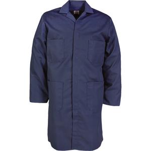 Lab Coat - Poly-Cotton, 32, 34, 36, 38, 54, 56, 58, 60, Navy Blue