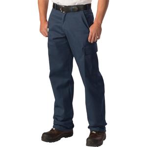 Twill Cargo Work Pants - Poly-Cotton, Navy Blue, 28, 29, 30, 32, 34, 36, 38, 40, 42, 44, 46, 48, 50, 52, 54, Unfinished, Men's, Regular