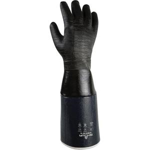 6781R-06-10 Heat Resistant Gloves - Large/10, Heavy Weight, Cotton/Neoprene, Cotton/Jersey, 500° F (260° C), Gauntlet, Black