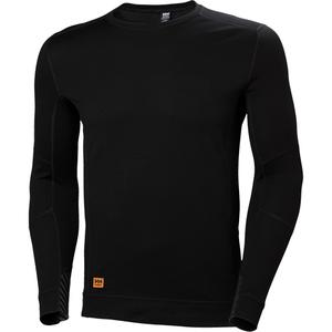 Lifa® Max Moisture-Wicking Crewneck Undershirt - Polypropylene, 2X-Large, X-Small, 5X-Large, Black, Men's