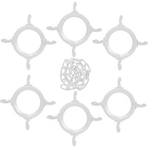Cone Chain Connector Kit - White, 50'