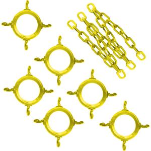 Cone Chain Connector Kit - Yellow, 50'