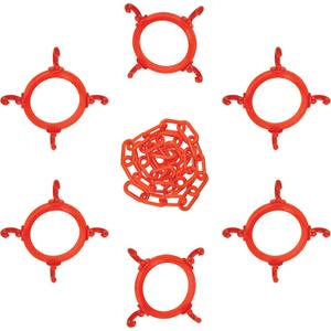 Cone Chain Connector Kit - Orange, 50'