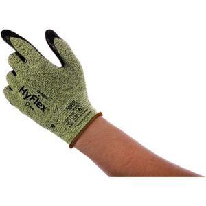 HyFlex® 11-550 Cut Resistant Gloves - 6, 7, 8, 9, 10, 11, 15, Intercept™, Nitrile, Dipped Palm, ASTM ANSI Level A2/EN 388 Level B, EN 388 Level 4/ANSI/ISEA 105 Level 4, EN 388 Level 3, EN 388 Level 1/ANSI/ISEA 105 Level 2