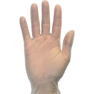 Disposable Gloves - Small, Medium, Large, X-Large, Vinyl, 9.25", 3-mil, Untextured, Clear, Powder-Free, Accepted for use in Canadian Food Processing Facilities, Non-Medical