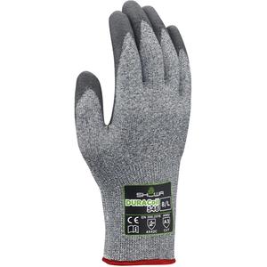546 Cut Resistant Gloves - Large/8, Small/6, Medium/7, 13, HPPE, Polyurethane, Dipped Palm, ANSI/ISEA 105 Level 3/EN 388 Level C, EN 388 Level 4, EN 388 Level 4, EN 388 Level 2, Unrated, Grey