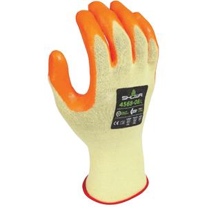 4568 Cut Resistant Gloves - Large/8, Small/6, Medium/7, X-Large/9, 2X-Large/10, 15, Kevlar®, Foam Nitrile, Dipped Palm, ANSI/ISEA 105 Level 4, EN 388 Level 4/ANSI/ISEA 105 Level 4, EN 388 Level 3, EN 388 Level 2/ANSI/ISEA 105 Level 2