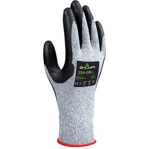 234 Cut Resistant Gloves - Large/8, Small/6, Medium/7, X-Large/9, 2X-Large/10, 15, HPPE, Foam Nitrile, Dipped Palm, ANSI/ISEA 105 Level 4/EN 388 Level D, EN 388 Level 4, EN 388 Level 4, EN 388 Level 2