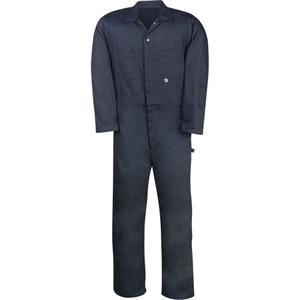 Industrial Work Coveralls - 36, 38, 40, 42, 44, 46, Navy, Men's