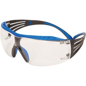 Securefit™ 400 Series Safety Glasses - Meets/Exceeds CSA Z94.3/ANSI Z87+, Clear, Anti-Fog/Anti-Scratch, Blue & Grey