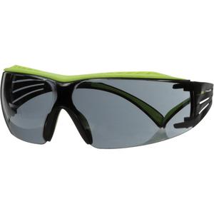 Securefit™ 400 Series Safety Glasses - Meets/Exceeds CSA Z94.3/ANSI Z87+, Grey, Anti-Fog, Black & Green