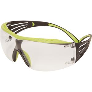 Securefit™ 400 Series Safety Glasses - Meets/Exceeds CSA Z94.3/ANSI Z87+, Clear, Anti-Fog/Anti-Scratch, Black & Green