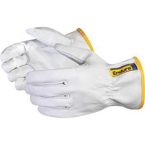Endura® Driver's Gloves - Large, 2X-Large, 3X-Large, Unlined, Grain Goatskin, Keystone, Goatskin, 120, Hemmed