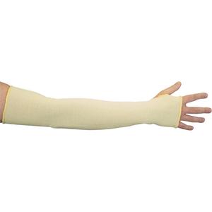 Contender™ Cut-Resistant Sleeves - 22", EN 388 Level 1/EN 388 Level 5/ASTM ANSI Level A4, Beige, Aramid