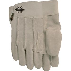 109BT Timber Beast Welding Gloves - 10, 9, Unlined, Split Cowhide, Slip-On