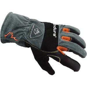 Endura® TIG Welding & Multi-Task Glove - Large, Medium, X-Large, 2X-Large, Fleece, Grain Goatskin, Black/Grey