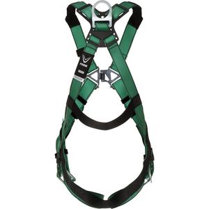 V-Form™ Safety Full Body Harness - Fall Arrest, A, 155 lbs., X-Small, Medium/Large, X-Large, 2X-Large, Back, Tongue Buckle, Pass-Through/Mating