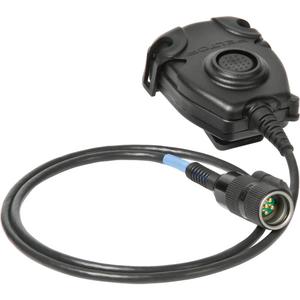 PELTOR™ Push-To-Talk Adapter - Black, IP65, Exelis, Harris, Thales