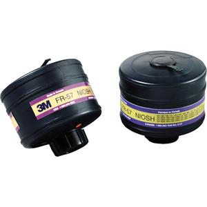 High-Efficiency Respirator Cartridge - Other, Breathe Easy, Magenta/Olive