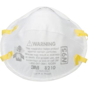 Particulate Respirator - NIOSH, Standard, Cup, Without, N95, Non-Oil, Asbestos 10