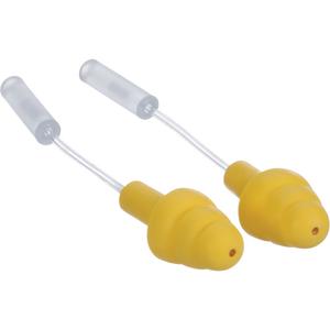 E-A-R™ Ultrafit Probed Test Earplugs - One-Size, Multi-Flange, Elastomeric Polymer, Bag