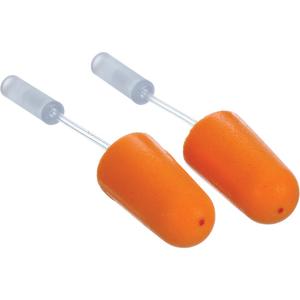 E-A-R™ 1100 Probed Test Earplugs - One-Size, Tapered, Polyurethane, Bag