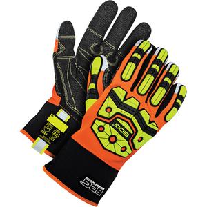 X-Site™ Cut-Resistant Mechanics Impact Gloves - Small, Medium, Large, X-Large, 2X-Large, Slip-On, Synthetic, ANSI Level A6 & EN 388 Level 5 (Palm Only), EN 388 Level 3 (Palm Only), EN 388 Level 4 (Palm Only)