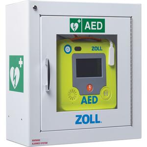 Standard Surface-Mounted AED Wall Cabinet - Zoll AED 3™, Non-Medical, 17.5", 17.5", 7"