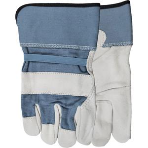 4019 Buffalo Bill Gloves - One Size, Unlined, Grain Buffalo, Safety, Cotton