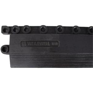 Edging for 24/Seven® Anti-Fatigue Mats - Black, Nitrile, 3", 3'