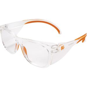 KleenGuard™ Safety Glasses - ANSI Z87+, Clear, Anti-Fog/Anti-Scratch, Clear, Orange