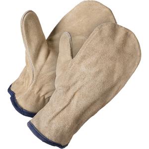 Mitt with Wing Thumb - Mitt, Split Leather, Grey
