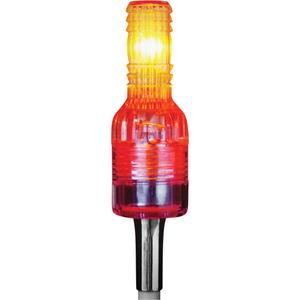 Safety Whip® Hi-Visibility LED Safety Whip Light - Red, 10 V - 30 V, 100000 hrs.
