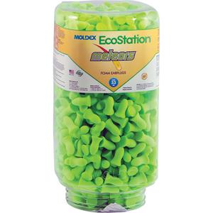 EcoStation™ Meteors® Earplug Refill - Uncorded, 33, One-Size, ANSI S3.19-1974/Meets/Exceeds CSA Class AL, Bulk - Canister