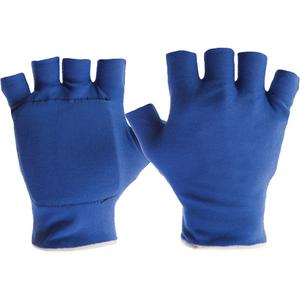 Anti-Impact Glove Liners - X-Small, Small, Medium, Large, X-Large, Slip-On, 6 - 7", Blue