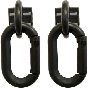 Safety Chain Magnetic Ring & Carabiner Set - Black