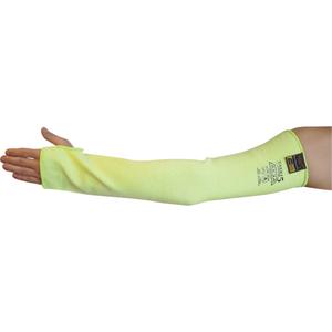 Cut Resistant Sleeve with Thumbhole - 22", EN 388 Level 5/ASTM ANSI Level A4, High Visibility Yellow, Taeki 5™, EN 407 X1XXXX, 10, EN 388 Level 4, EN 388 Level 4