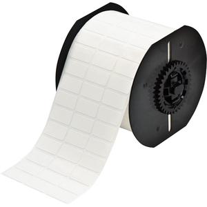 B33 Series Repositionable Adhesive Labels - Vinyl, White, 0.5", 1", BBP® 33/BradyPrinter i3300