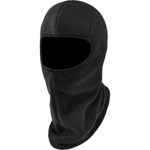 N-Ferno® Zippered Balaclava Face Mask - Fleece/Polyester, Black