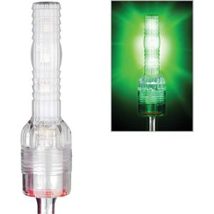 Safety Whip® High Profile LED Whip Light - Green, 10 - 30 V, 1156 BA, 100,000, 1 Year Limited