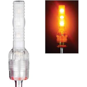 Safety Whip® High Profile LED Whip Light - Amber, 10 - 30 V, 1156 BA, 100,000, 1 Year Limited