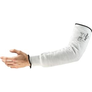 HyFlex® 11-210 Series Narrow Cut Resistant Sleeve - 18", EN 388 Level 2/ASTM ANSI Level A2, Grey, Intercept™, Knit Wrist, 40 °C (104 °F), EN 388 Level 3, ANSI 4, 13