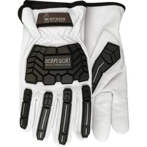 Scape Goat Impact Gloves - Large, X-Small, Small, Medium, X-Large, 2X-Large, Slip-On, Goatskin