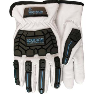 Scape Goat Insulated Impact Gloves - Large, 3X-Large, Slip-On, Goatskin, Thinsulate™ C100