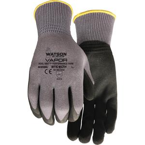 Stealth Vapour Coated Gloves - Large, Small, Medium, X-Large, 2X-Large, 15, Nylon, Foam PVC, Dipped Palm, Unlined, Black & Grey, EN 388 Level 4, EN 388 Level 1, EN 388 Level 2