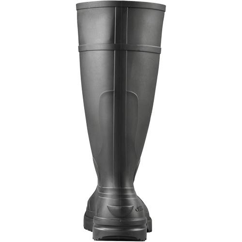 Slip Resistant Boots - Rubber, 10, 9, 11, 12, Steel, Plain, Meets/Exceeds CSA Green Triangle/ASTM F2413, Impermeable, Black - Image 2