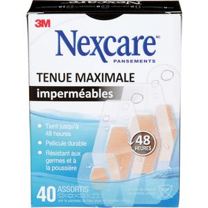 Nexcare™ Max-Hold Waterproof Bandages - Assorted, Assorted, Assorted, Plastic, Sterile, Non-Medical
