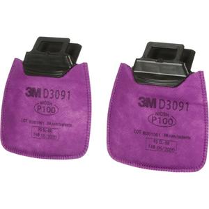 Secure Click™ Filter - Particulate Filter, P100 Filter, HF-800 Series Reusable Respirator, NIOSH, Magenta